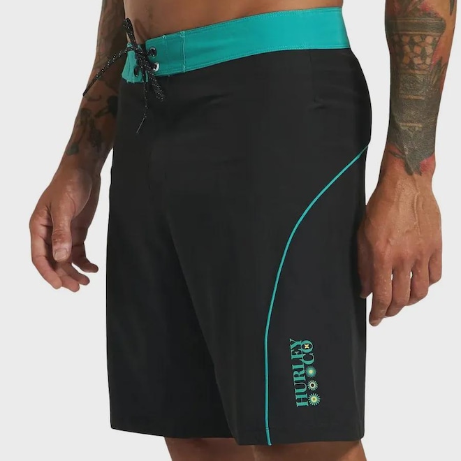 Bermuda Hurley Simple Imp Masculina - Foto 1