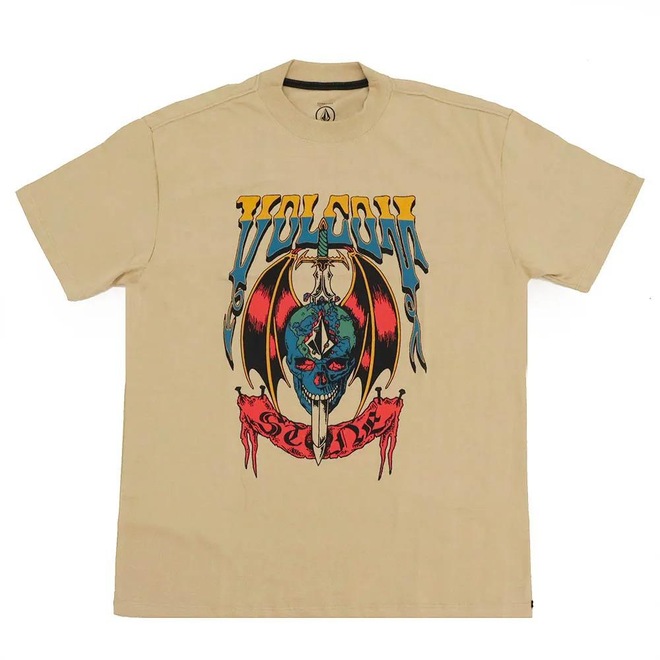 Camiseta Volcom Comfort World Weapon SM26 Masculina - Foto 1