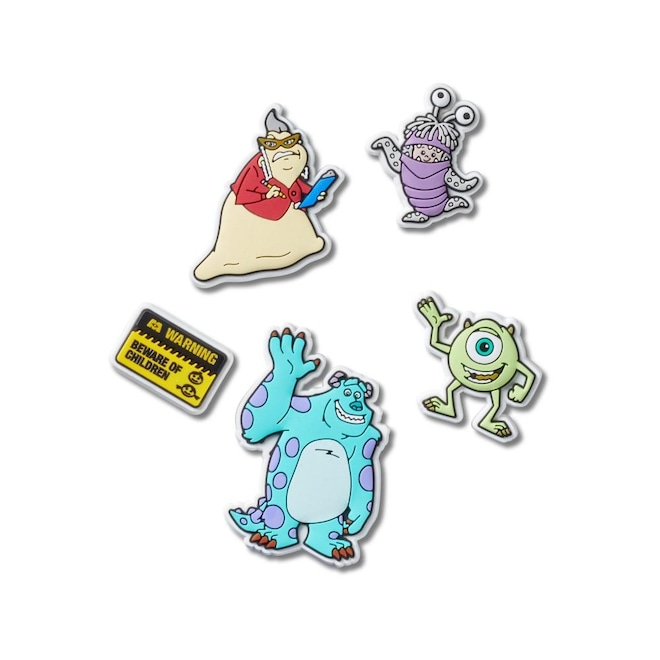 Kit Jibbitz Crocs Monstros SA Pack com 5 Peças - Foto 1
