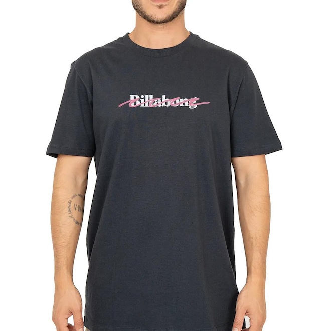 Camiseta Billabong Tripple Up Masculina - Foto 1