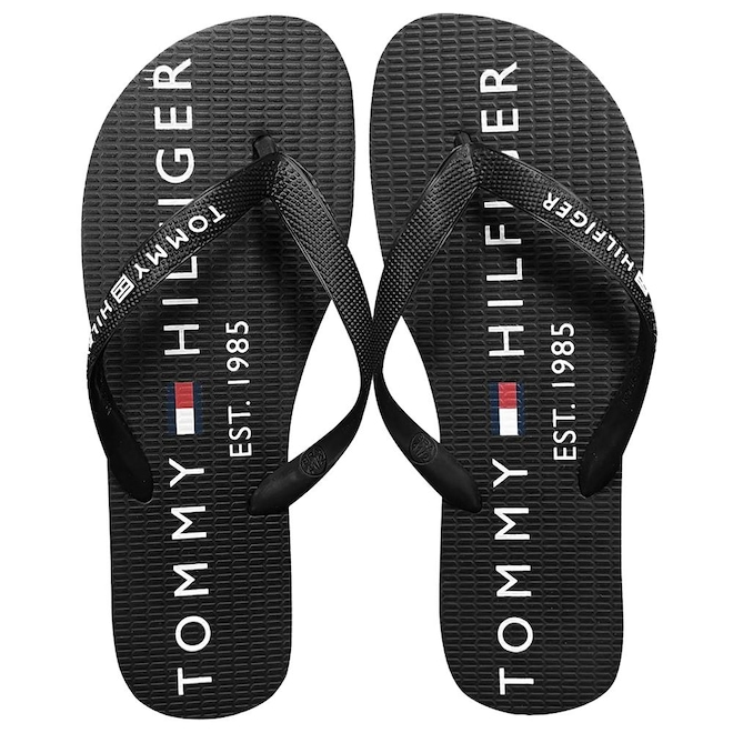 Chinelo Tommy Hilfiger Simon 34R Rubber Masculino - Foto 1