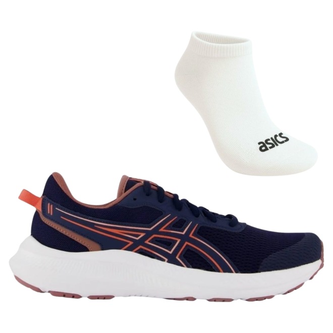 Kit Tênis Asics Jolt 5 E Meia - Masculino - Foto 1