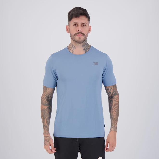 Camisa New Balance Tenacity Logo Masculino - Foto 1