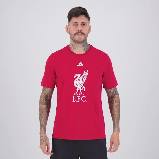 Camiseta adidas Liverpool DNA Masculina - Foto 1