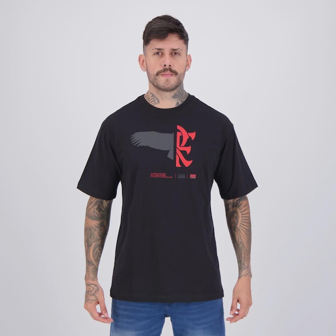 Camisa Flamengo Fluxo Masculino - Foto 1