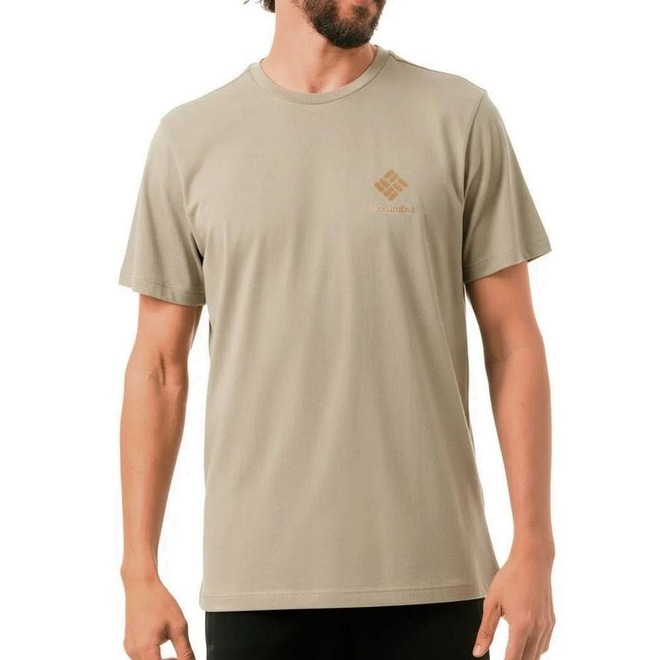 Camiseta Columbia M/C CSC Stacked Logo Masculina - Foto 1
