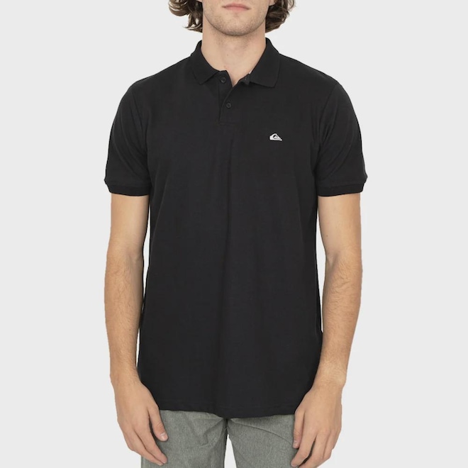 Camisa Polo Quiksilver Embroidery Piquet Masculina - Foto 1