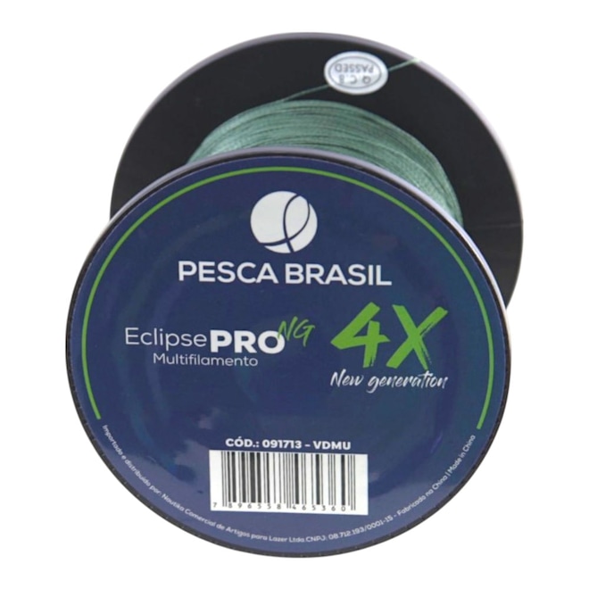 Linha de pesca 500m Multi Eclipse Pro 4X NG Pesca Brasil 0,40 mm - Foto 1
