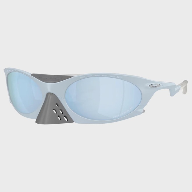 Óculos de Sol Oakley Plantaris Matte Stonewash Prizm Deep Water Polarized Masculino - Foto 1