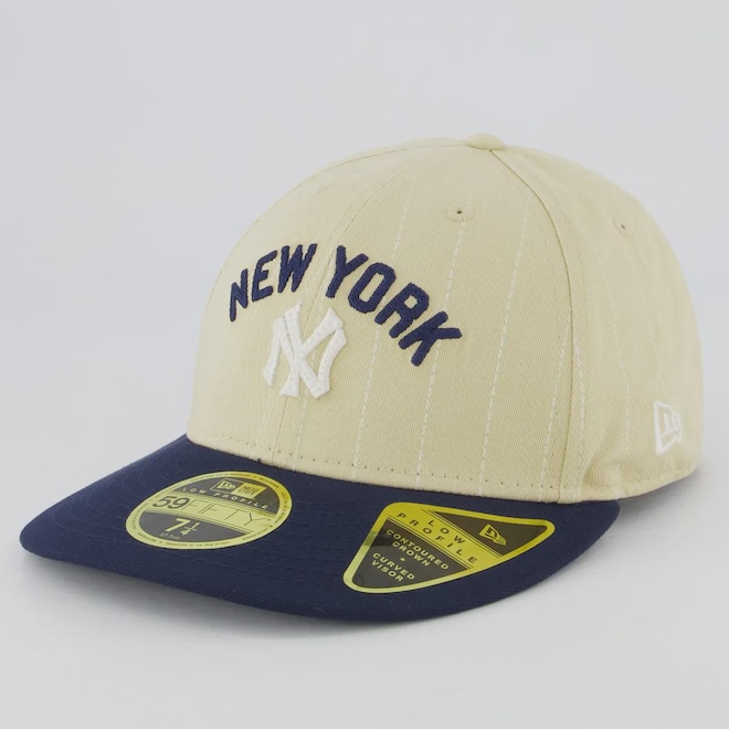 Boné Aba Reta New Era MLB New York Yankees Historic 5950 Unissex - Foto 1