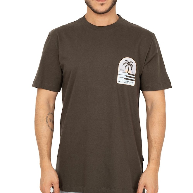Camiseta Billabong Portal II SM26 Masculina - Foto 1