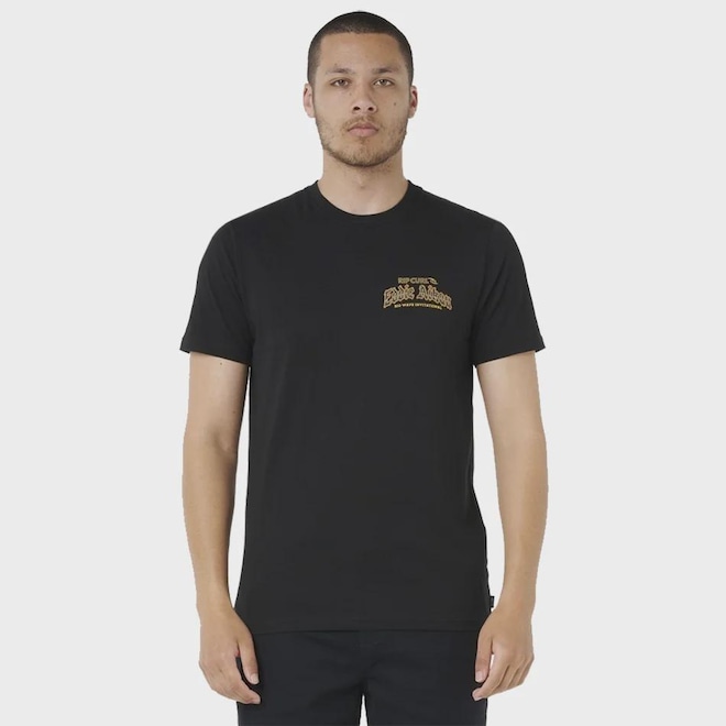 Camiseta Rip Curl Eddie Would Go Poster Black Masculina - Foto 1
