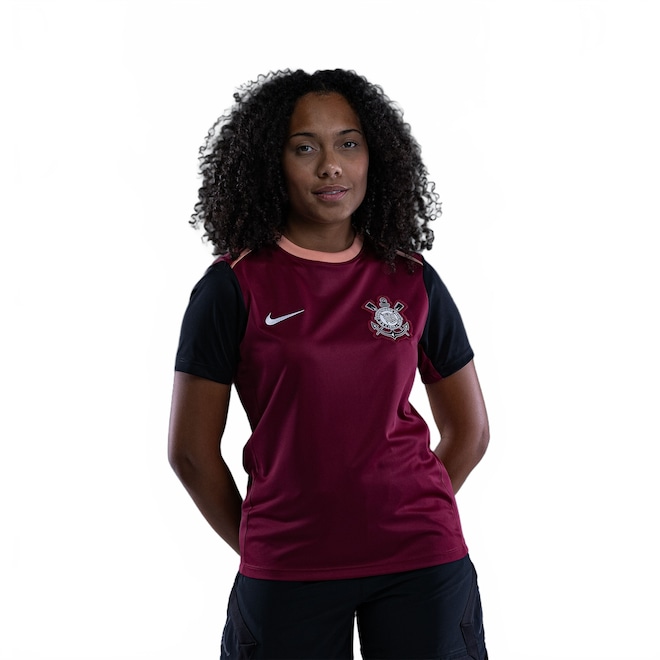 Camiseta Corinthians Nike 2026 Treino Feminina - Foto 1