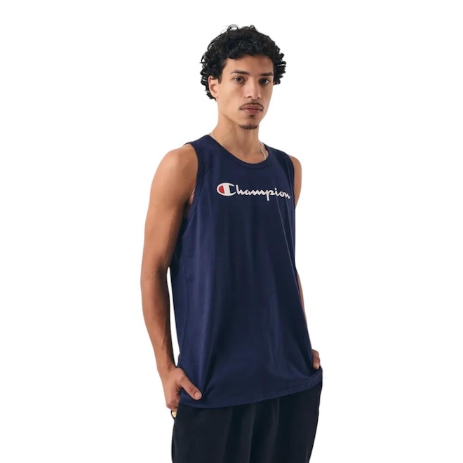 Regata Champion Classic Tank Script Masculino - Foto 1