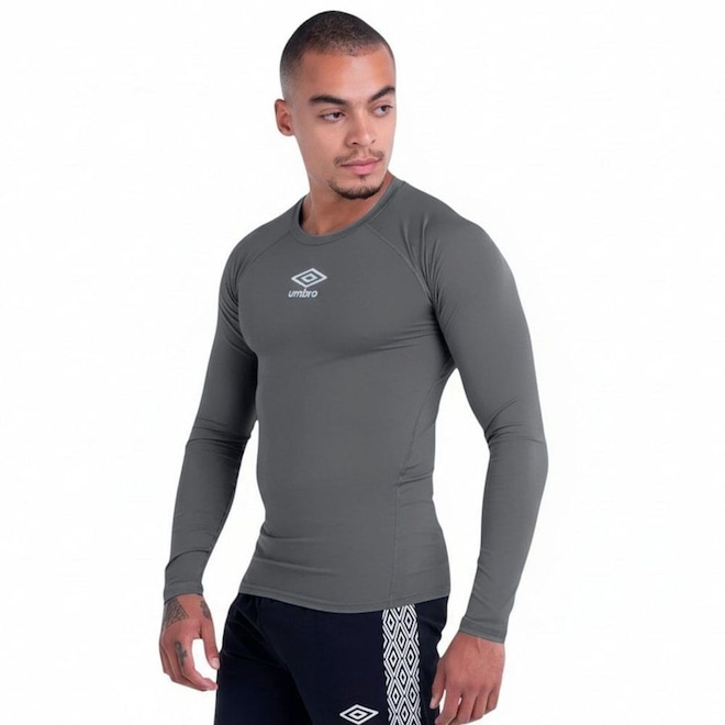 Camisa Térmica Clubes 2024 Profissional Umbro Masculina - Foto 1