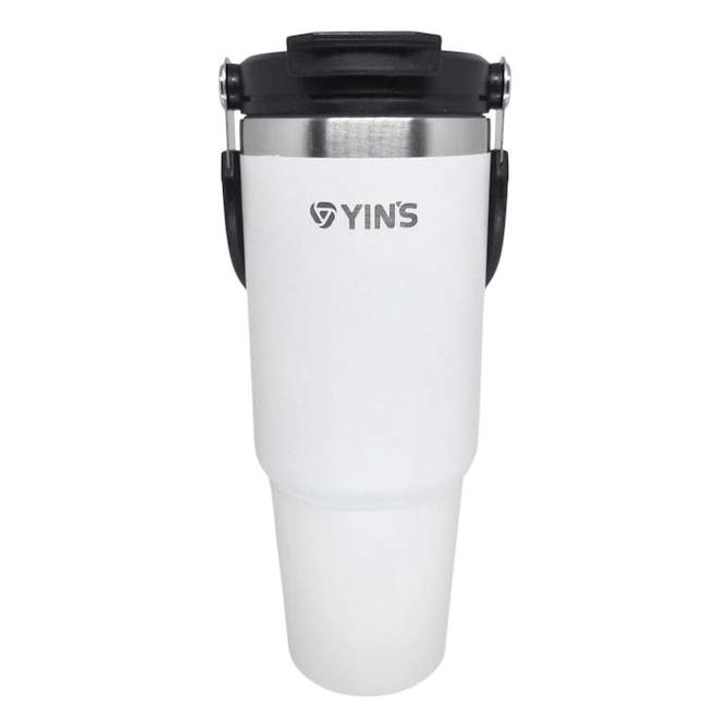 Copo Térmico Yins Handle Aço Inox 900ML - Foto 1