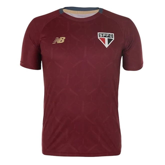 Camisa New Balance São Paulo Treino 2025/26 Masculina - Foto 1