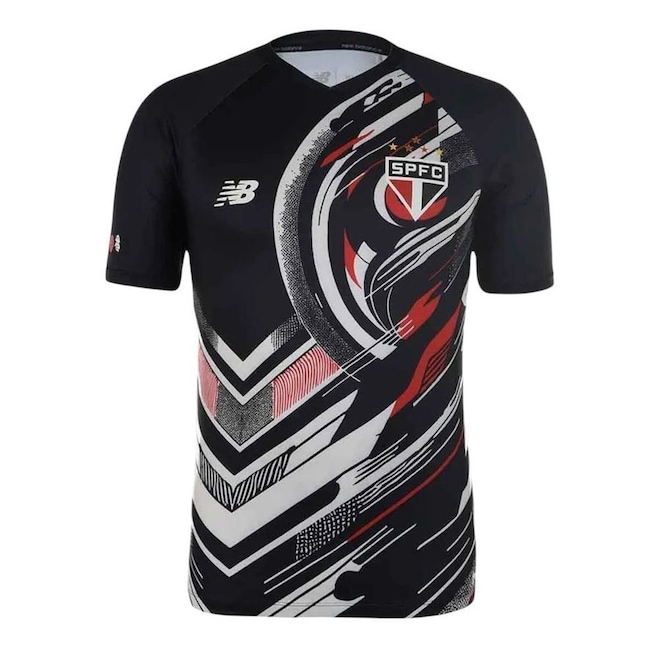 Camisa Do São Paulo Pré Jogo 2025/26 New Balance Masculina - Foto 1