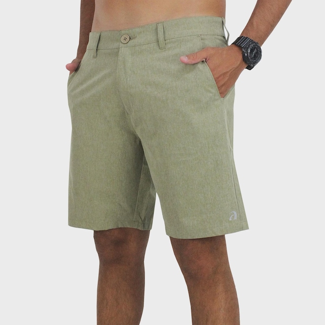 Bermuda Surf Alive Híbrida Caqui - Masculina - Foto 1