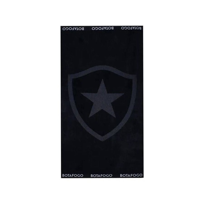 Toalha de Banho Botafogo Buettner Jacquard Veludo Unissex - Foto 1