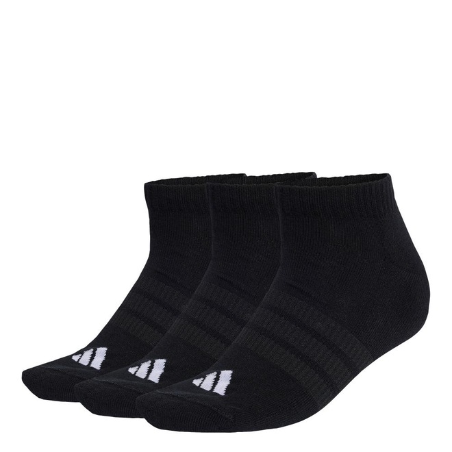 Meia Cano Baixo com Amortecimento adidas Essentials Unissex - 3 Pares - Foto 1