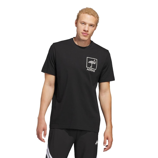 Camiseta adidas Raining Buckets Masculina - Foto 1