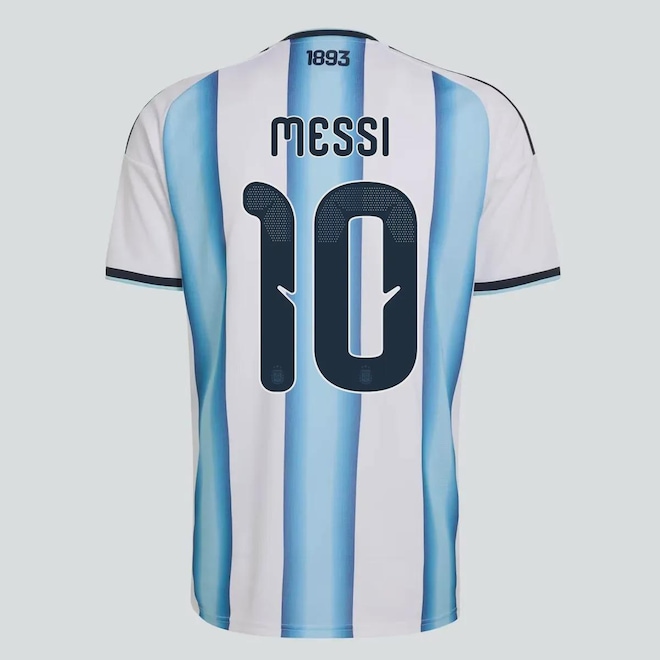 Camisa Argentina I 26/27 10 Messi adidas Masculina - Foto 1