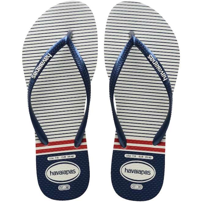 Chinelo Havaianas Slim Nautical Feminino - Foto 1