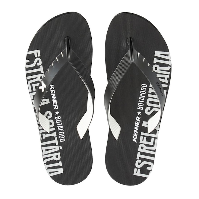 Chinelo Kenner Red Collab Botafogo Masculino - Foto 1