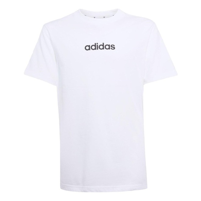 Camiseta adidas Logo Linear 160 Infantil - Foto 1