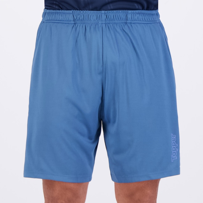 Bermuda Topper Malha Stamp Logo Masculina - Foto 1