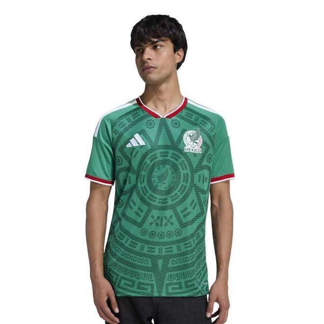 Camisa México I 26/27 adidas Masculina - Foto 1