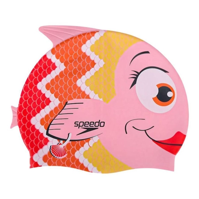 Touca de Natação Speedo Fish Cap Infantil - Foto 1