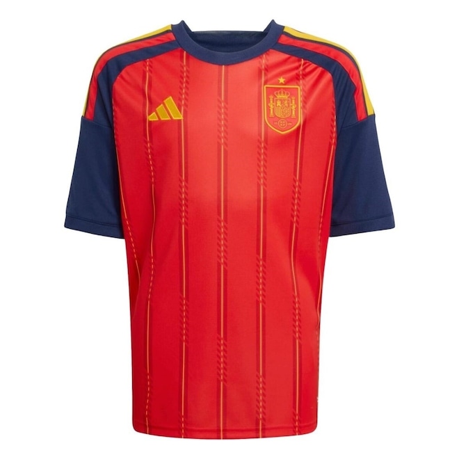 Camisa Espanha 2026 Uniforme 1 adidas Infantil - Foto 1