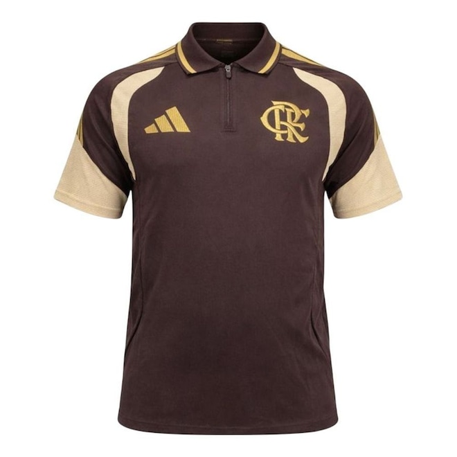 Camisa Polo Do Flamengo Concentração 2026/27 adidas Masculina - Foto 1