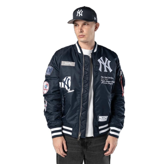 Jaqueta New Era Bomber New York Yankees MLB Masculina - Foto 1