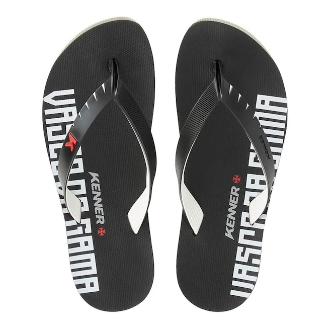 Chinelo do Vasco Kenner Red Egh Masculino - Foto 1