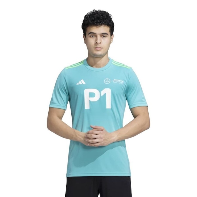 Camiseta adidas Team Winner Mercedes AMG Petronas Masculina - Foto 1