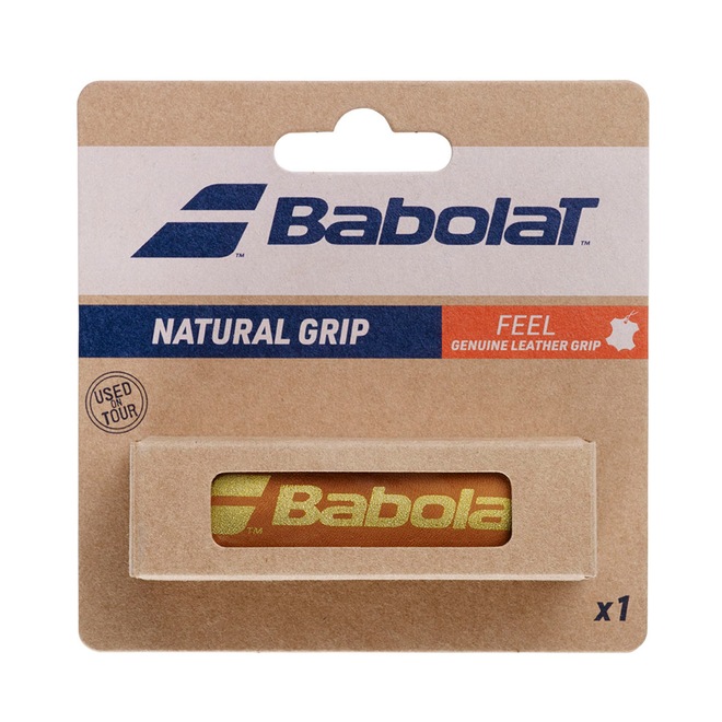 Cushion Grip Babolat Natural Grip Leather Couro X1 - Foto 1