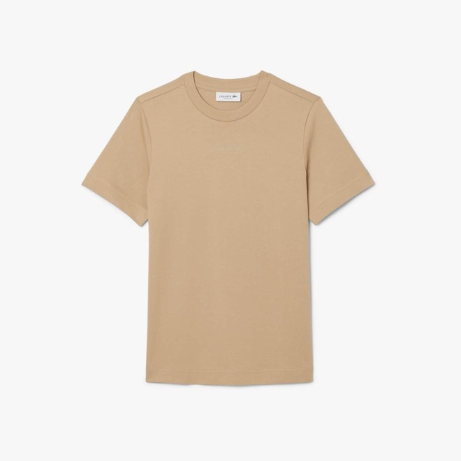 Camiseta de Algodão com Estampa Lacoste Feminina - Foto 1