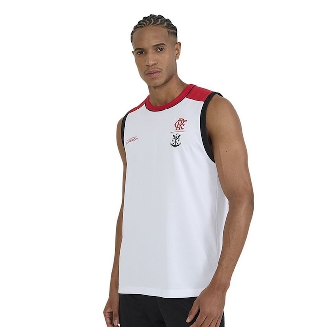 Camiseta Regata do Flamengo Batimento Masculina - Foto 1