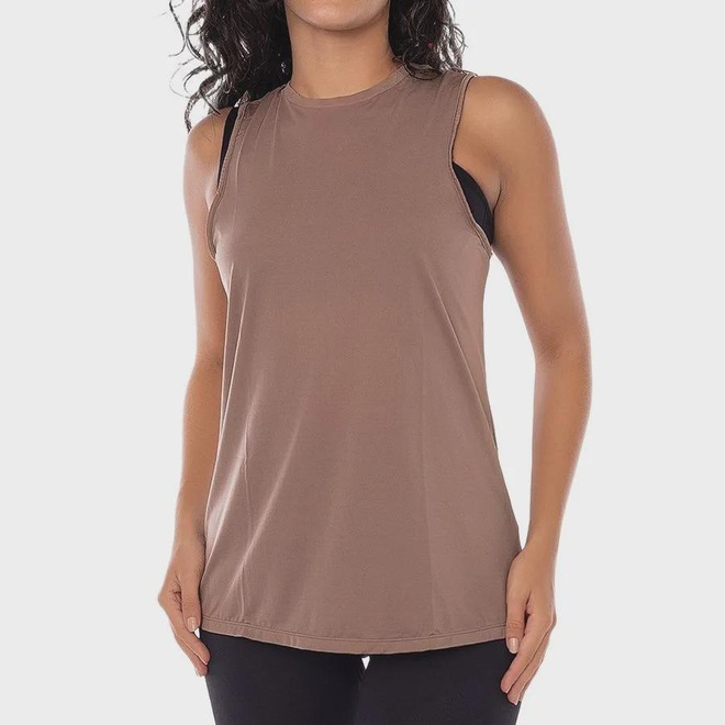 Camiseta Regata Delrio Sport Micro Dry Feminina - Foto 1