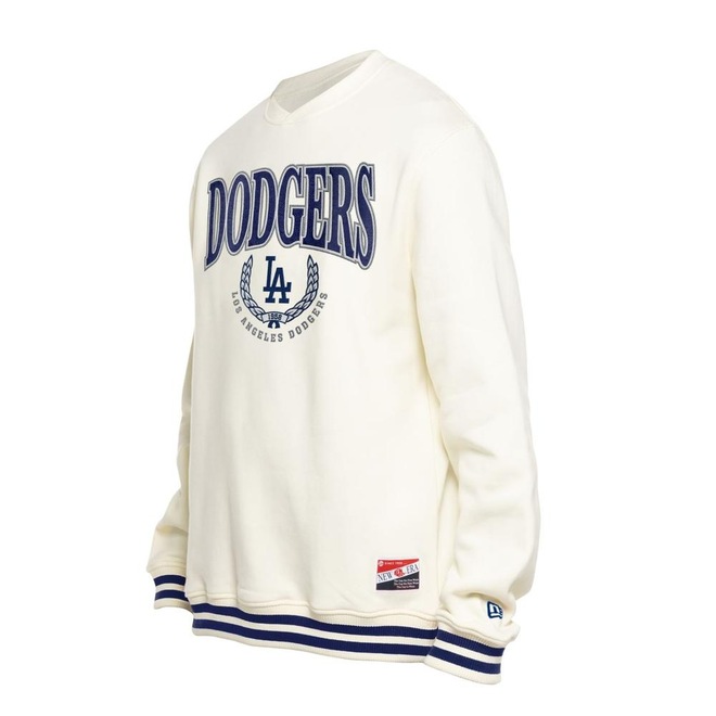 Blusão de Moletom New Era Careca Los Angeles Dodgers MLB Masculino - Foto 1