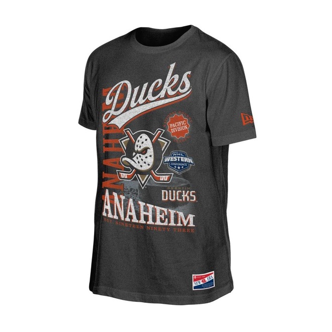 Camiseta New Era Regular Anaheim Ducks NHL Masculina - Foto 1