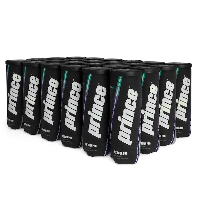 Bola De Tênis Prince NX Tour Pro Caixa Com 24 Tubos - Foto 1