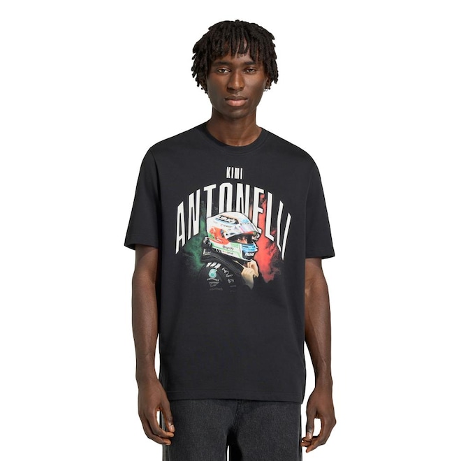 Camiseta adidas Mercedes - AMG Petronas F1 Team Kimi Antonell Masculina - Foto 1