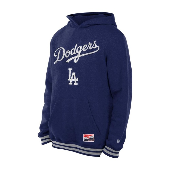 Blusão de Moletom New Era Canguru Fechado Los Angeles Dodgers MLB Masculino - Foto 1