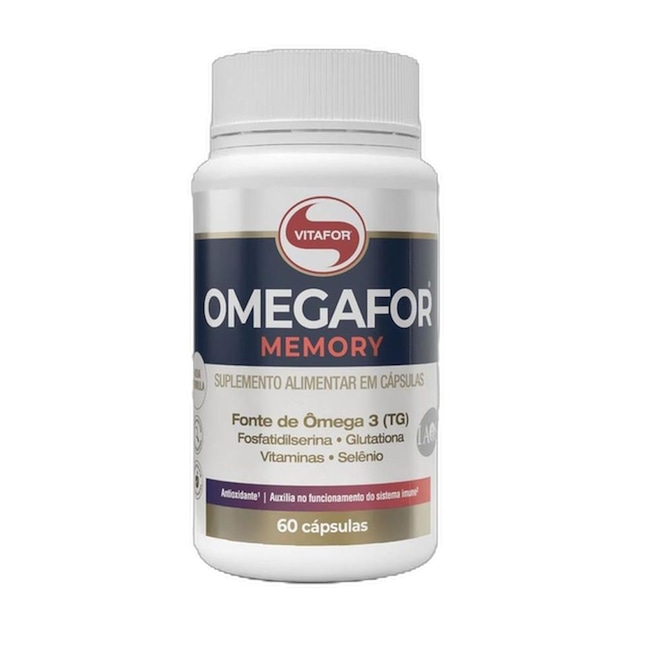 Omegafor Memory - 60 Cápsulas - Vitafor - Foto 1