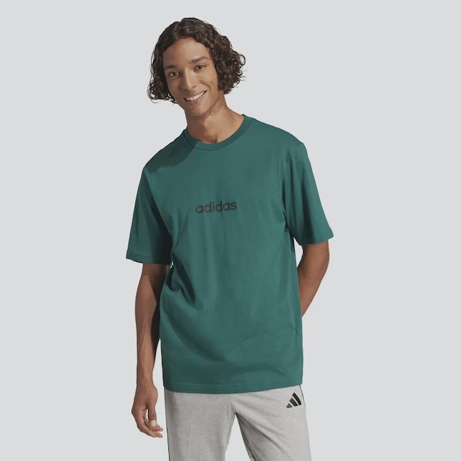 Camiseta adidas Logo Linear Masculina - Foto 1