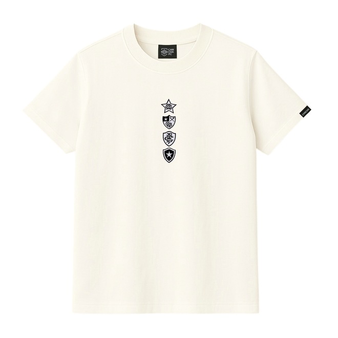 Camiseta do Botafogo Escudos Clássicos Cancha FC Masculina - Foto 1